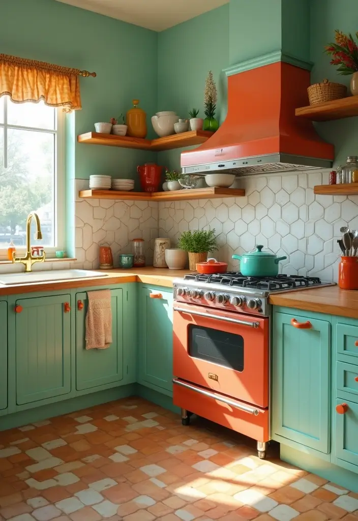 25 Home Decor Trends: How Vintage and Mid-Century Modern Styles Are Making a Comeback! - 15. Retro Kitchen Design