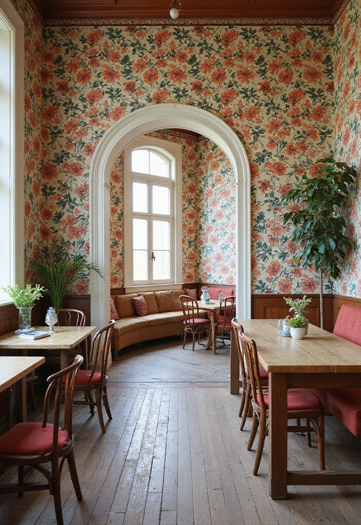 25 Home Decor Trends: How Vintage and Mid-Century Modern Styles Are Making a Comeback! - 8. Retro Wallpaper