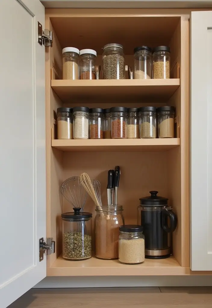 25 Kitchen Cabinet Organization Hacks That Will Change Your Life Forever! - 12. Utilize Cabinet Door Space
