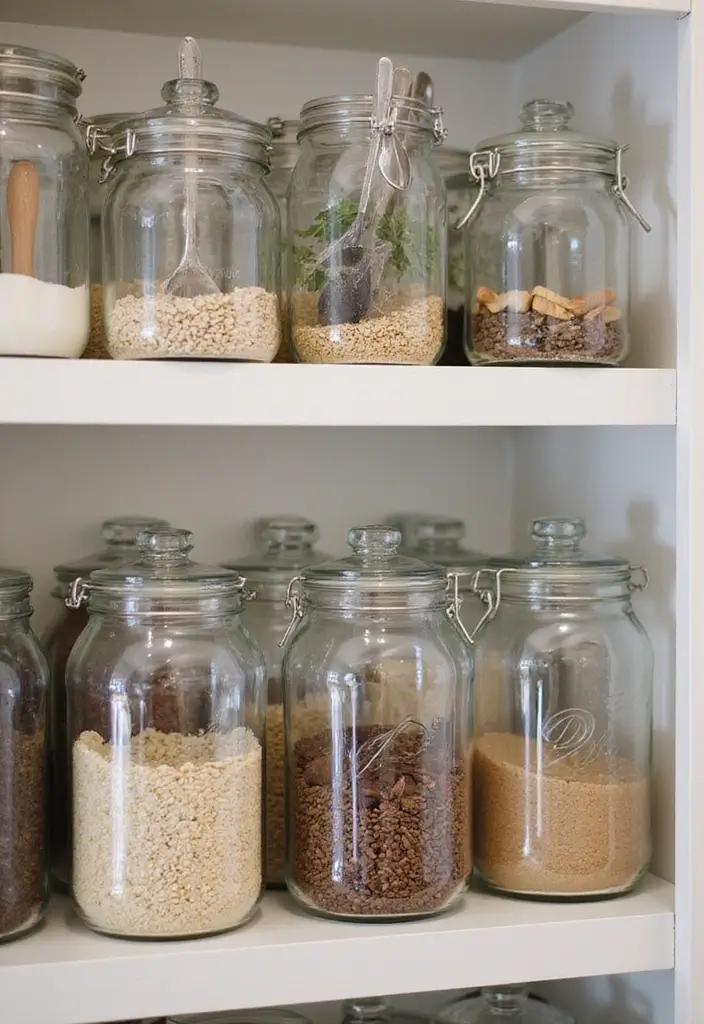 25 Kitchen Cabinet Organization Hacks That Will Change Your Life Forever! - 15. Repurpose Old Jars for Storage