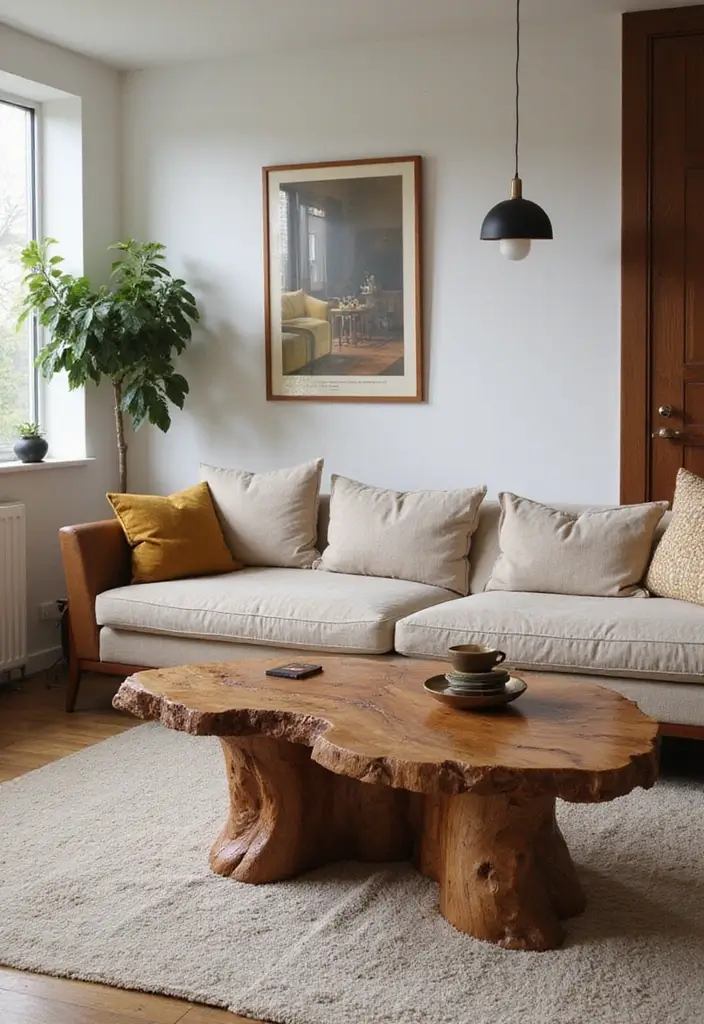 25 Mid Century Modern Living Room Ideas That Will Leave You Breathless! - 23. Unique Coffee Tables