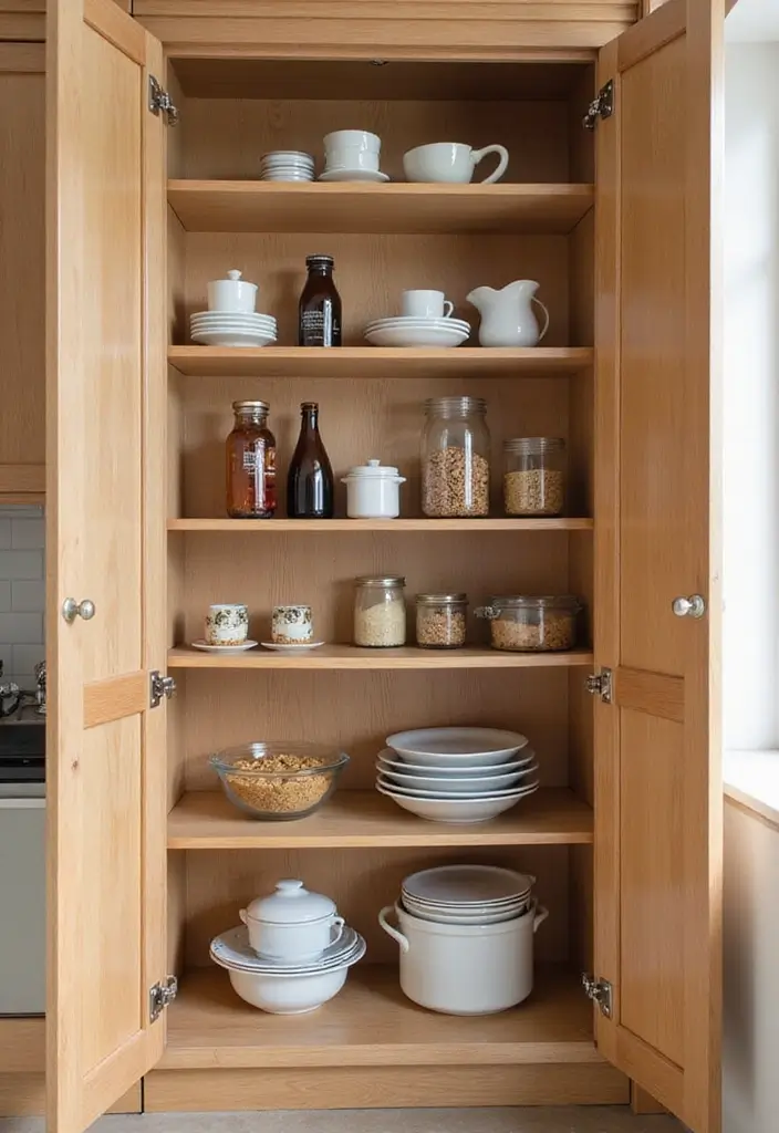 25 Mind-Blowing Kitchen Cabinets Organization Hacks You Haven't Tried Yet! - 11. Adjustable Cabinet Shelves