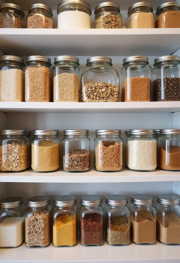 25 Mind-Blowing Kitchen Cabinets Organization Hacks You Haven't Tried Yet! - 16. Clear Canisters
