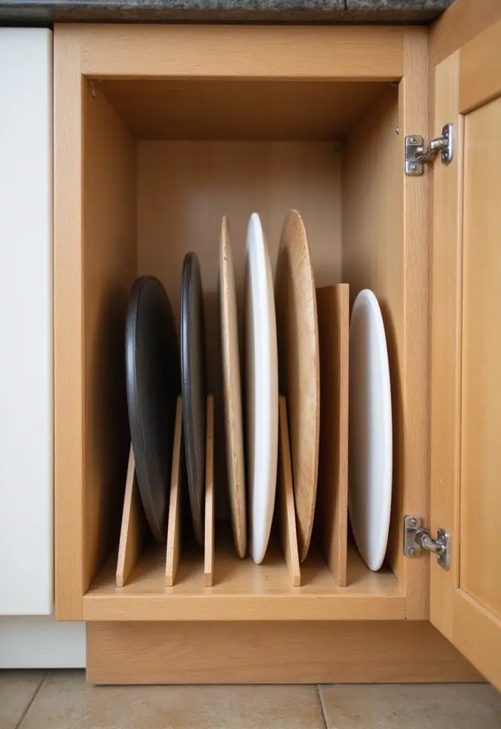 25 Mind-Blowing Kitchen Cabinets Organization Hacks You Haven't Tried Yet! - 3. Vertical Dividers