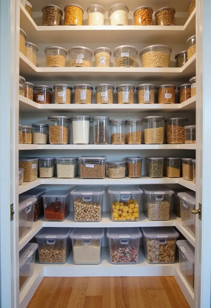 25 Mind-Blowing Kitchen Cabinets Organization Hacks You Haven't Tried Yet! - 7. Clear Storage Bins