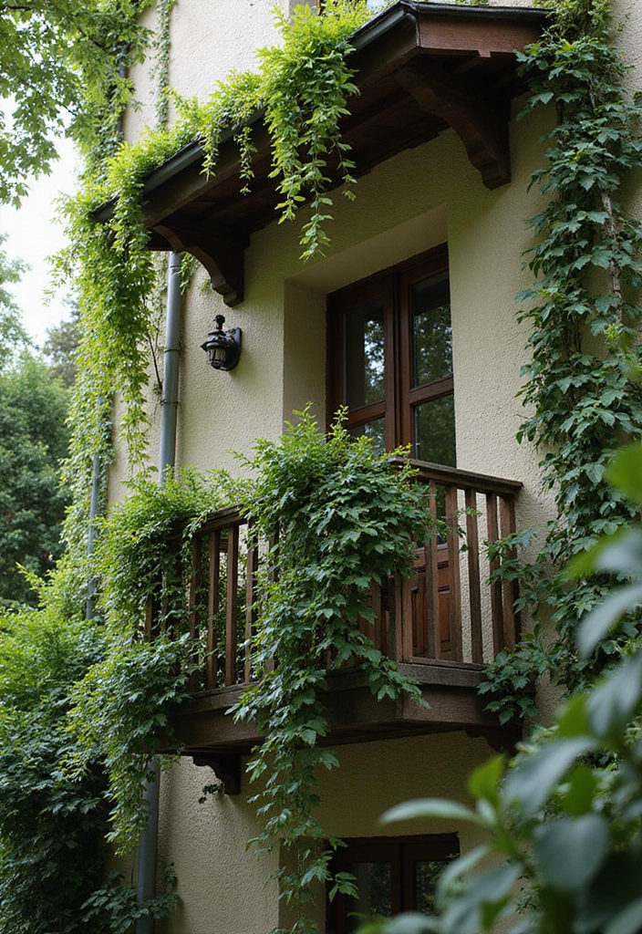 25 Mini Garden Ideas for Small Spaces That Will Transform Your Balcony into a Green Oasis! - 22. Climbing Plants