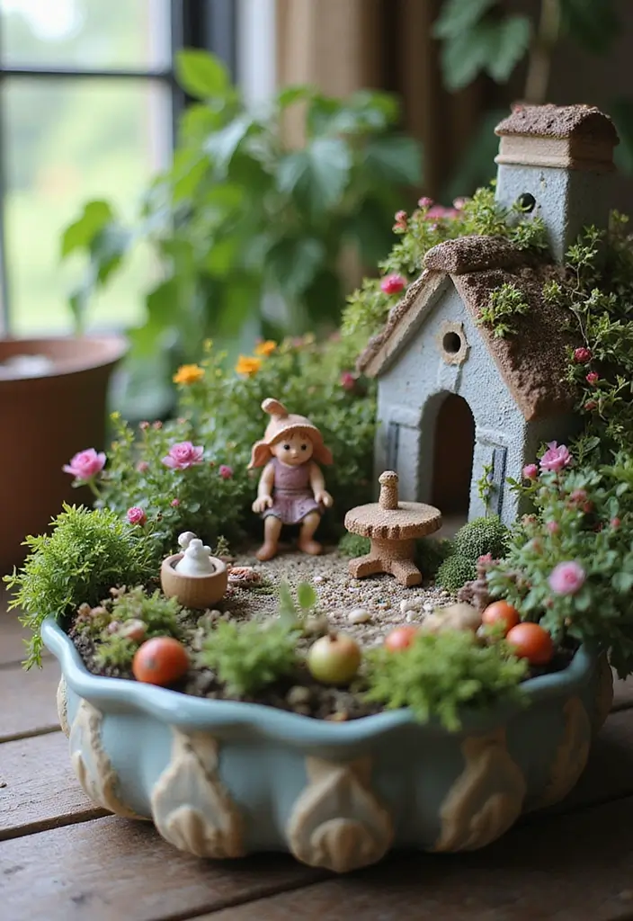 25 Mini Garden Ideas for Small Spaces That Will Transform Your Balcony into a Green Oasis! - 4. Fairy Garden
