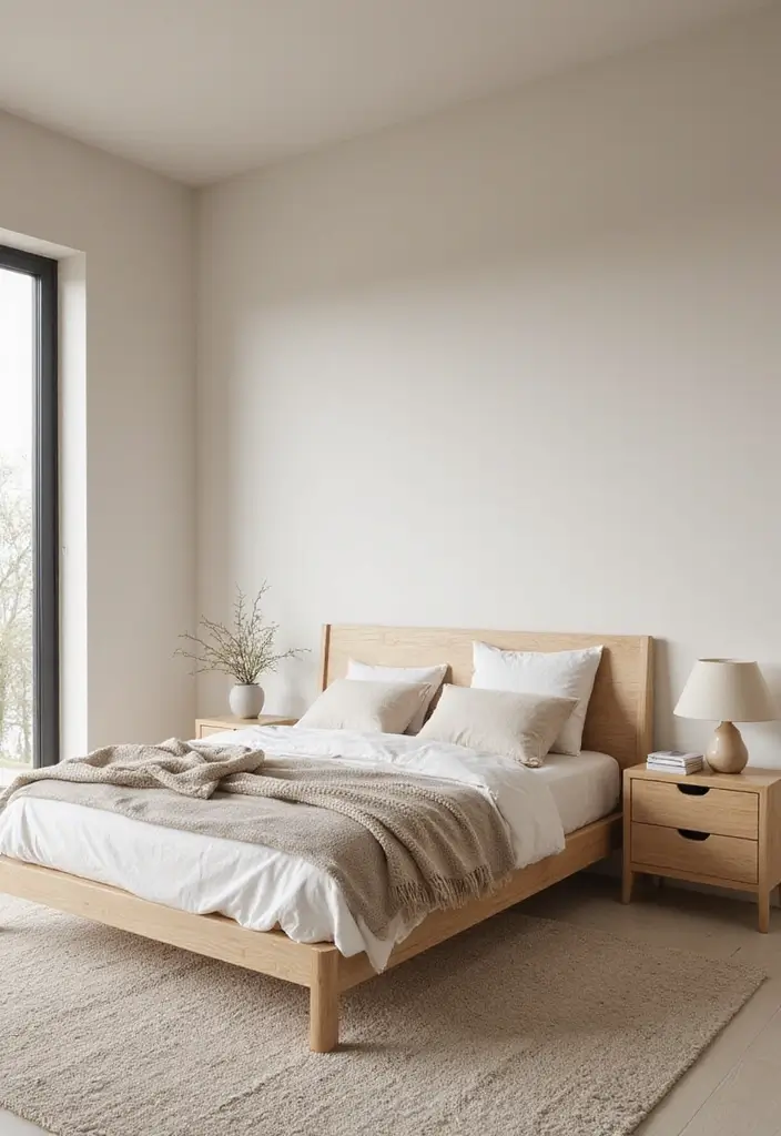 25 Modern Bedroom Ideas That Will Transform Your Space into a Minimalist Oasis! - 1. Neutral Color Palette