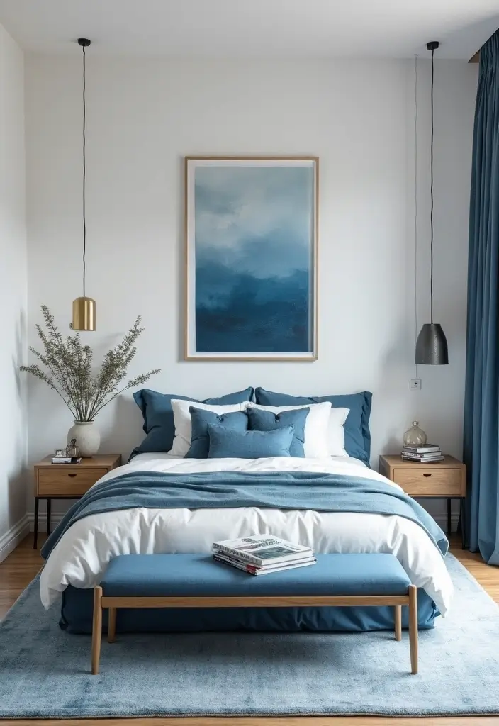 25 Modern Bedroom Ideas That Will Transform Your Space into a Minimalist Oasis! - 12. Monochromatic Decor