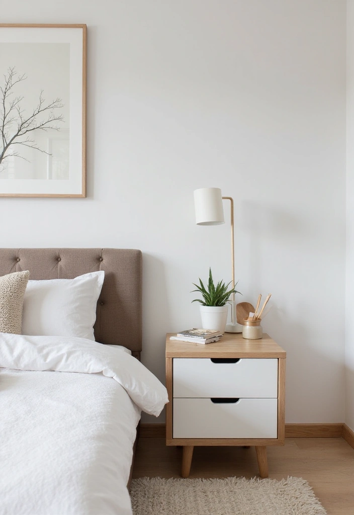 25 Modern Bedroom Ideas That Will Transform Your Space into a Minimalist Oasis! - 22. Keep Surfaces Clear