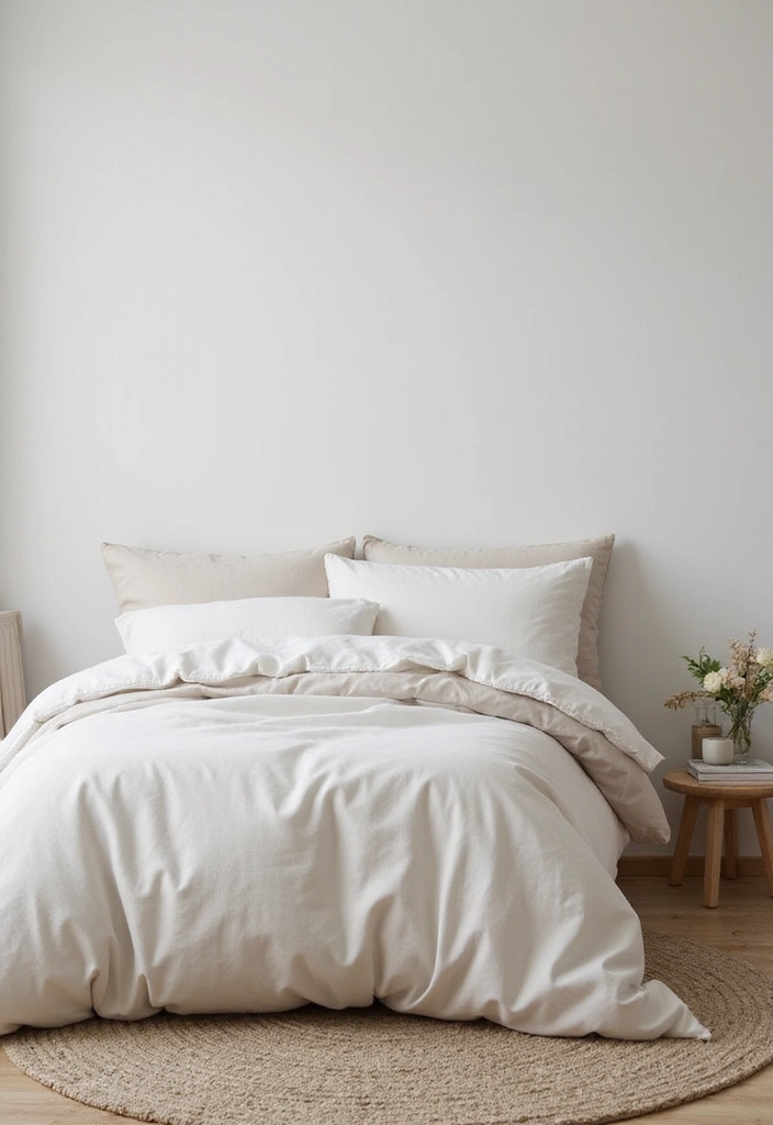 25 Modern Bedroom Ideas That Will Transform Your Space into a Minimalist Oasis! - 23. Simple Bedding Layers