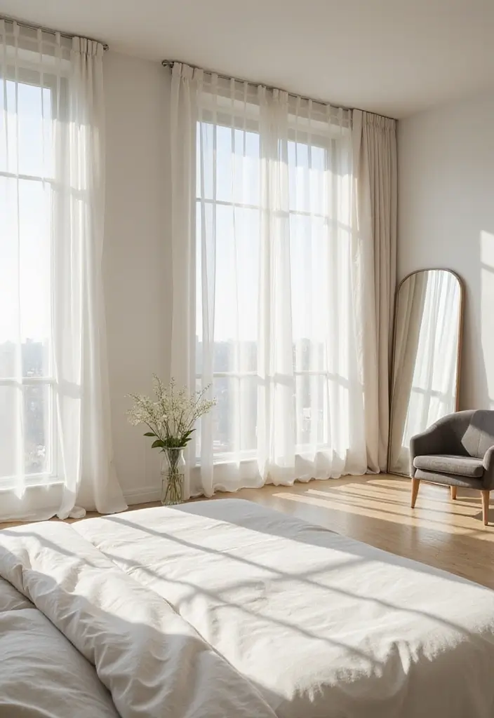 25 Modern Bedroom Ideas That Will Transform Your Space into a Minimalist Oasis! - 3. Embrace Natural Light