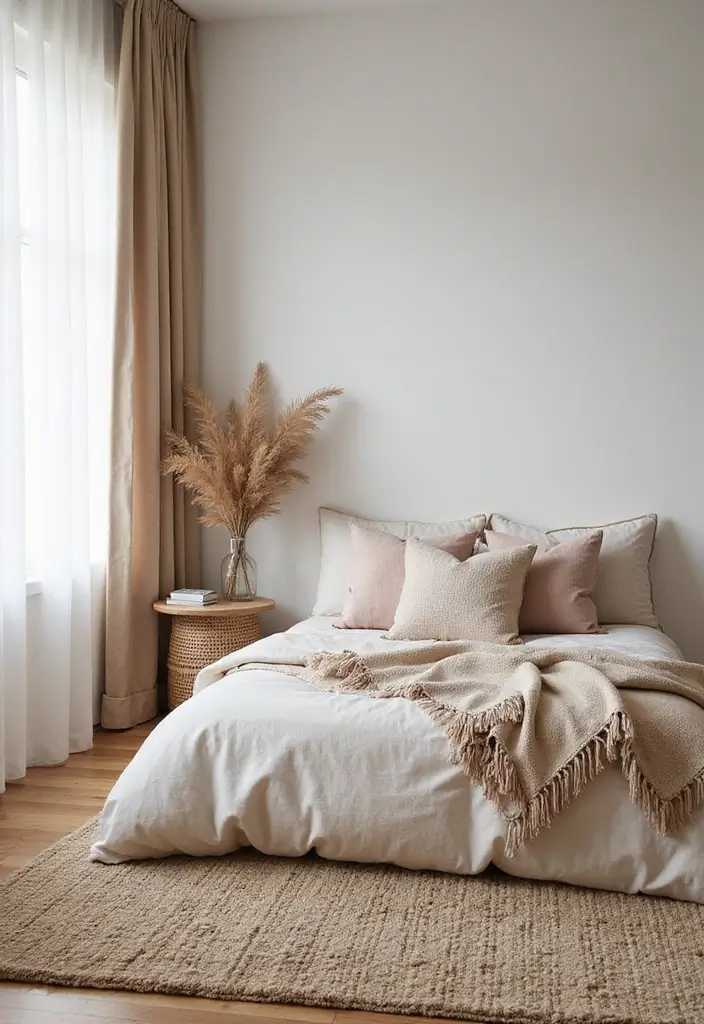 25 Modern Bedroom Ideas That Will Transform Your Space into a Minimalist Oasis! - 5. Soft Textures