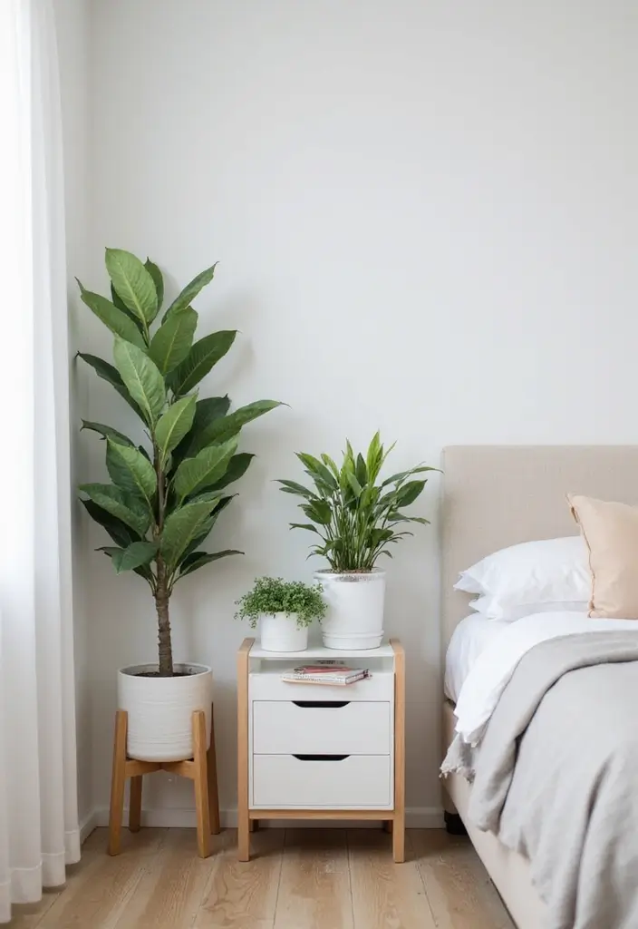 25 Modern Bedroom Ideas That Will Transform Your Space into a Minimalist Oasis! - 6. Indoor Plants