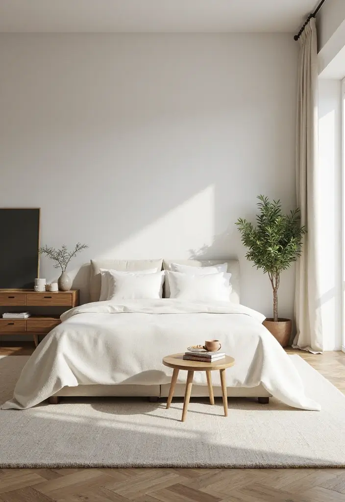 25 Modern Bedroom Ideas That Will Transform Your Space into a Minimalist Oasis! - 9. Open Space Concept