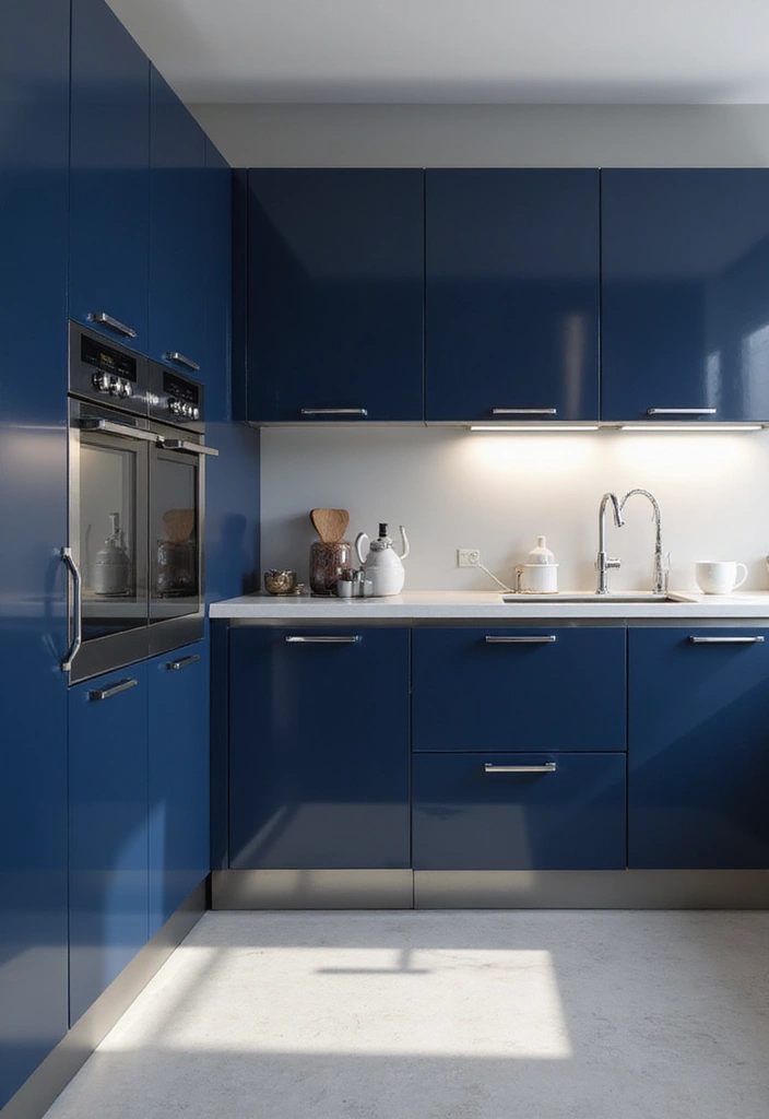 25 Modern Kitchen Cabinet Designs That Will Transform Your Space (You Won't Believe #5!) - 1. Sleek High-Gloss Cabinets