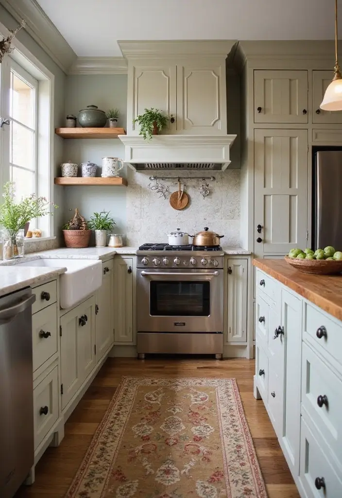 25 Modern Kitchen Cabinet Designs That Will Transform Your Space (You Won't Believe #5!) - 14. Vintage-Inspired Cabinets