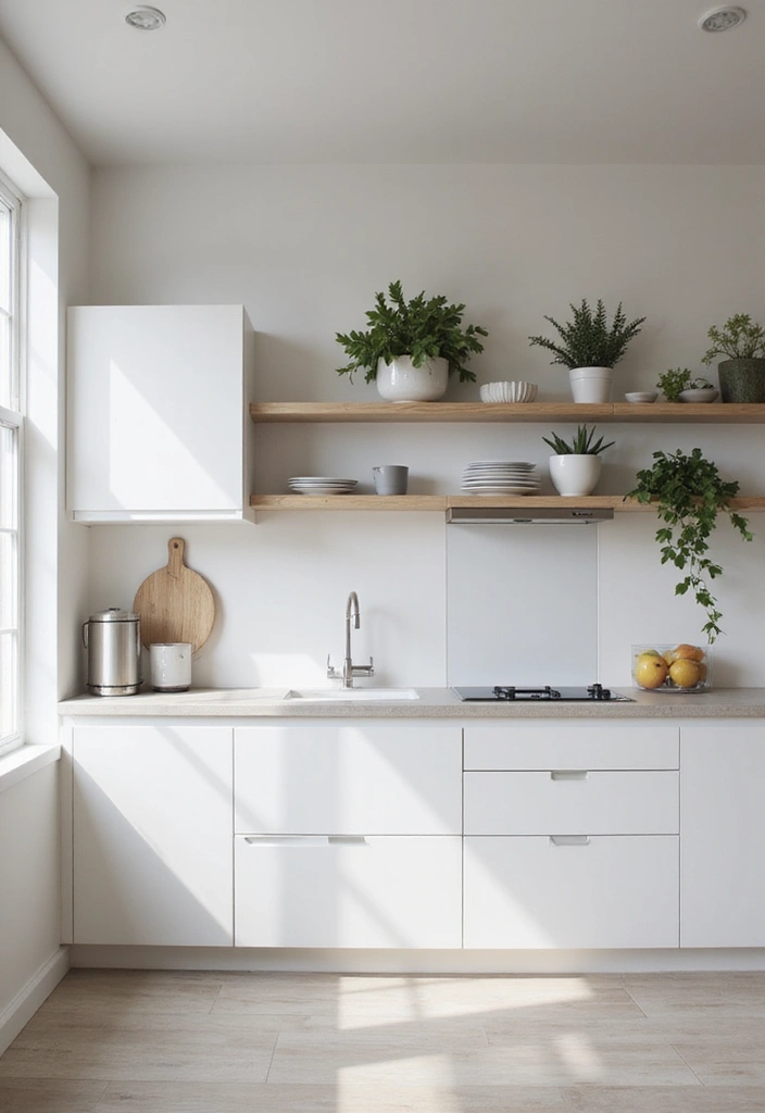 25 Modern Kitchen Cabinet Designs That Will Transform Your Space (You Won't Believe #5!) - 2. Minimalist Floating Cabinets