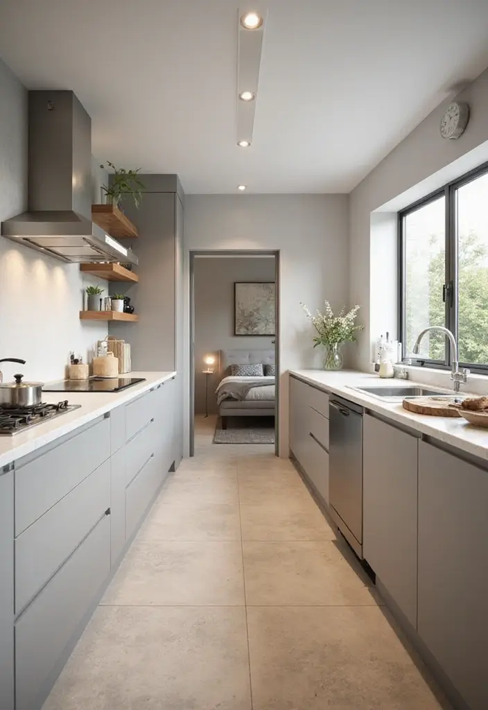 25 Modern Kitchen Cabinet Designs That Will Transform Your Space (You Won't Believe #5!) - 22. Seamless Cabinet Transitions