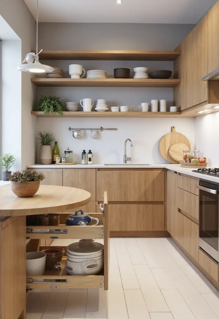 25 Modern Kitchen Cabinet Designs That Will Transform Your Space (You Won't Believe #5!) - 24. Customizable Cabinet Features