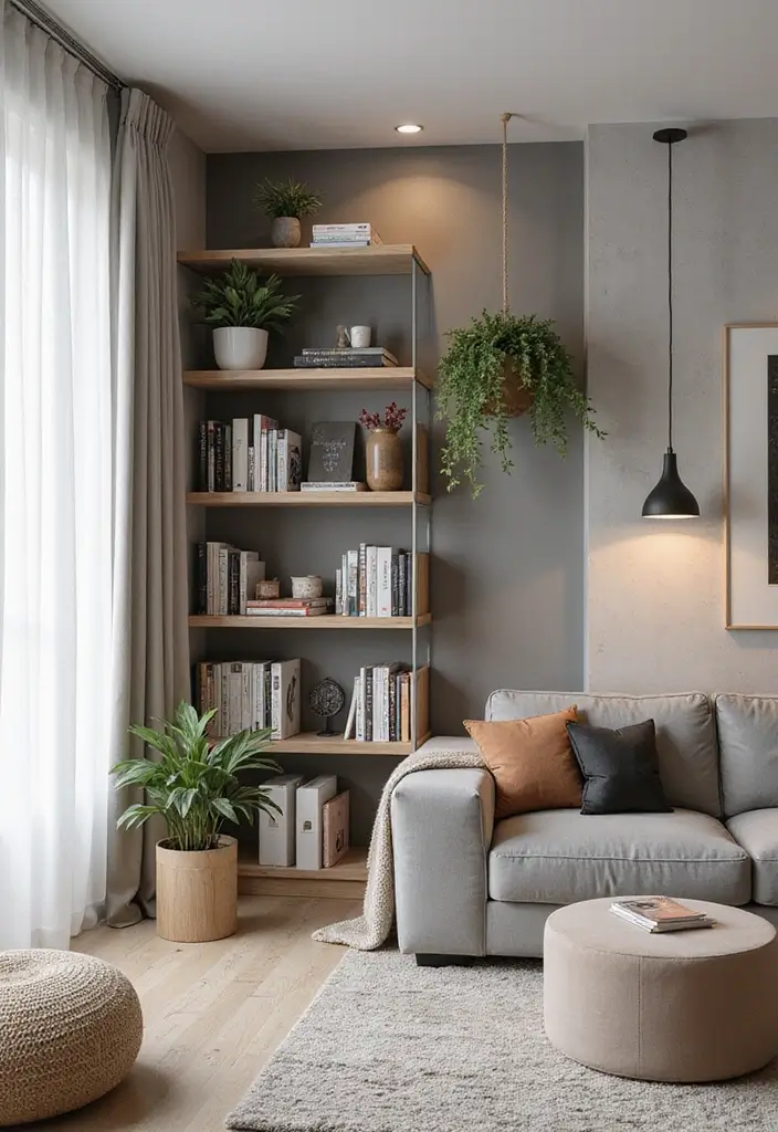 25 Modern Living Room Layouts That Make Small Spaces Feel Huge (You Won't Believe #5!) - 2. The Power of Vertical Space