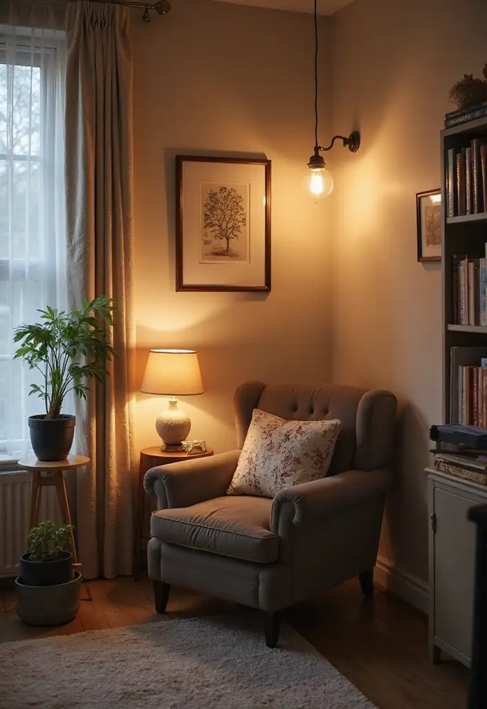 25 Modern Living Room Layouts That Make Small Spaces Feel Huge (You Won't Believe #5!) - 5. Cozy Nook Corner