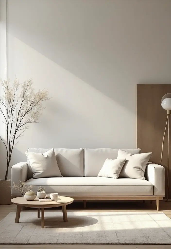 25 Modern Small Living Room Ideas That Will Transform Your Space Instantly! - 11. Minimalist Aesthetic