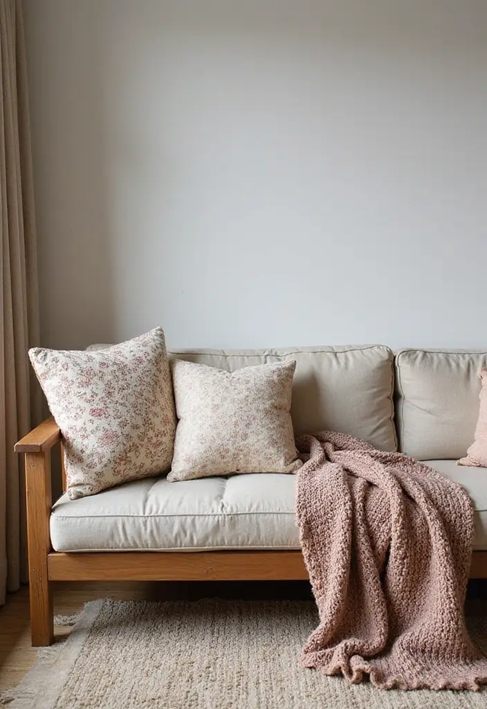 25 Modern Small Living Room Ideas That Will Transform Your Space Instantly! - 12. Layering Textiles