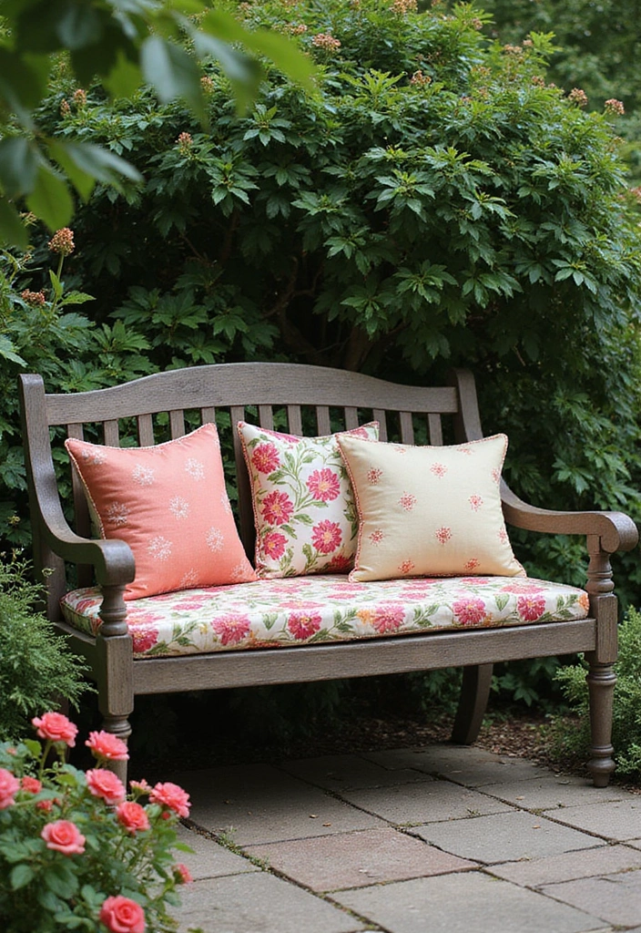 25 Outdoor Garden Decor Ideas for Backyards That Will Leave You Speechless! - 19. Garden Bench Decor