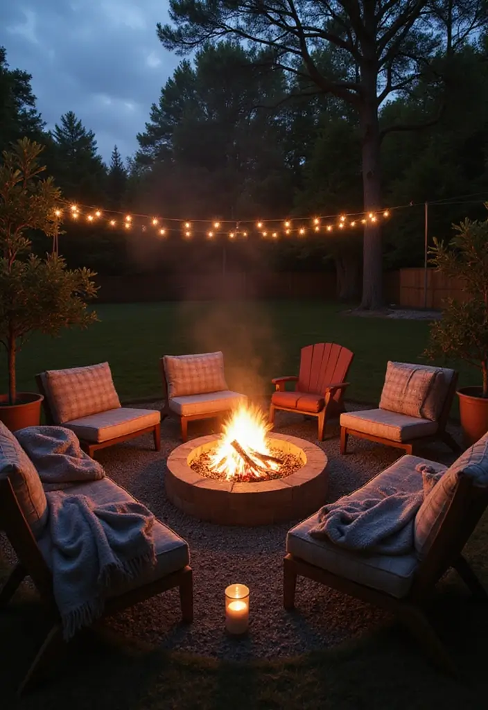 25 Outdoor Garden Decor Ideas for Backyards That Will Leave You Speechless! - 6. Cozy Fire Pit