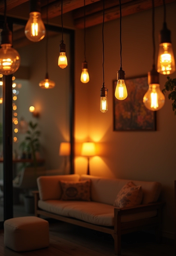 25 Rustic Home Decor Ideas That Will Make You Feel Like You’re in a Cozy Cabin! - 21. Cozy Light Fixtures