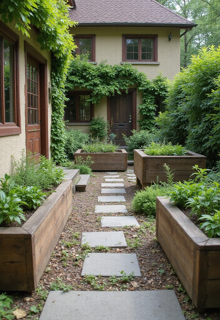 25 Rustic Home Decor Ideas That Will Make You Feel Like You’re in a Cozy Cabin! - 22. Rustic Garden Elements