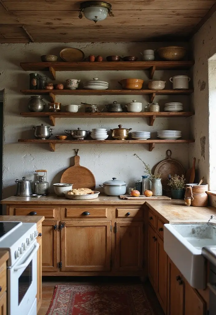 25 Rustic Home Decor Ideas That Will Make You Feel Like You’re in a Cozy Cabin! - 25. Rustic Kitchen Decor