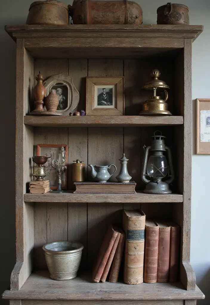 25 Rustic Home Decor Ideas That Will Make You Feel Like You’re in a Cozy Cabin! - 4. Vintage Accessories