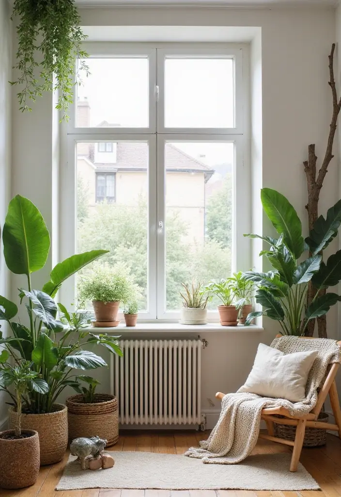 25 Rustic Home Decor Ideas That Will Make You Feel Like You’re in a Cozy Cabin! - 6. Nature-Inspired Decor