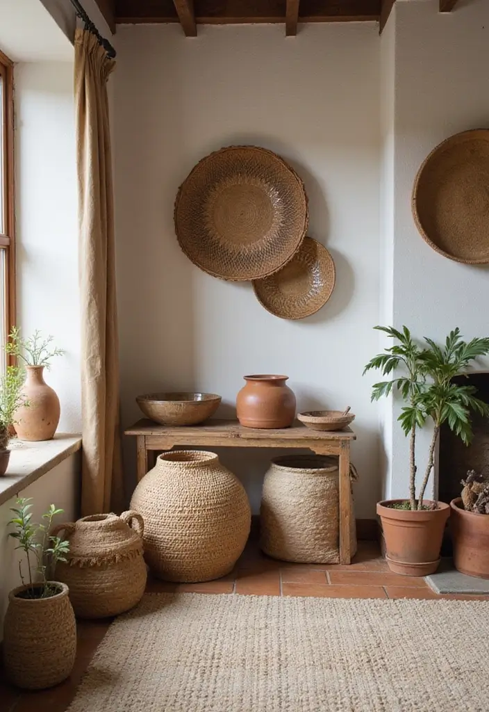 25 Rustic Home Decor Ideas That Will Make You Feel Like You’re in a Cozy Cabin! - 8. Handcrafted Decor