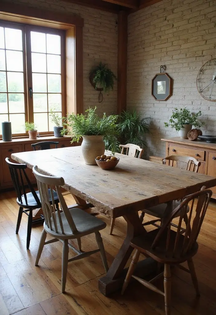 25 Rustic Home Decor Ideas That'll Make You Say 'I Need This in My Life!' - 1. Reclaimed Wood Furniture