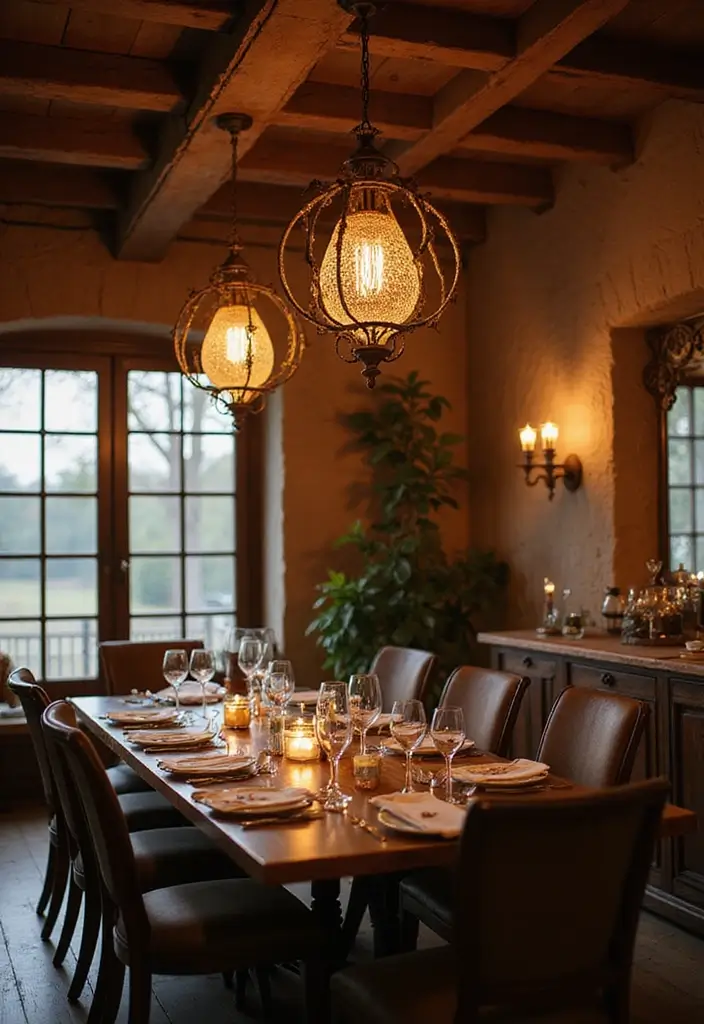 25 Rustic Home Decor Ideas That'll Make You Say 'I Need This in My Life!' - 12. Rustic Lighting