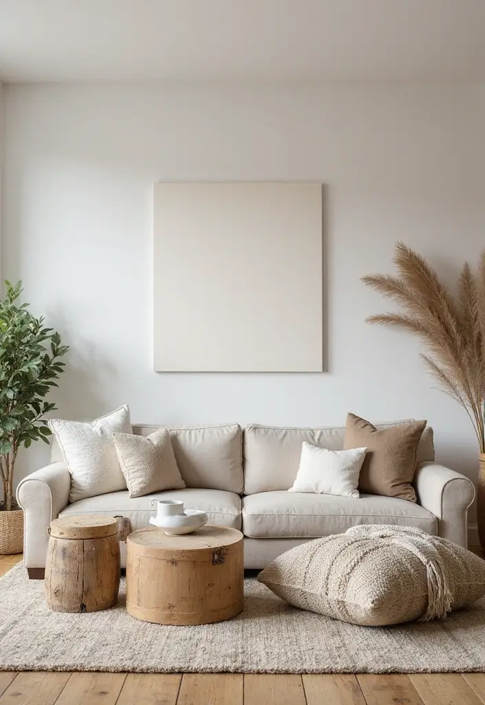 25 Rustic Home Decor Ideas That'll Make You Say 'I Need This in My Life!' - 15. Neutral Wall Paint