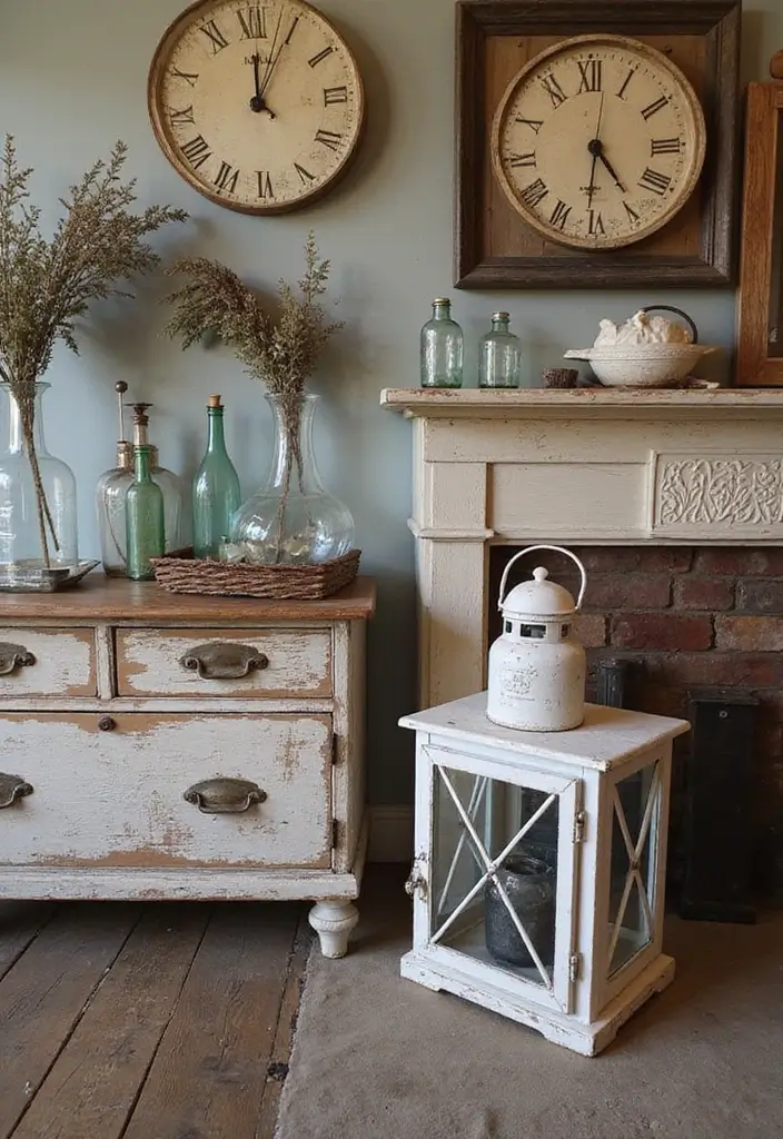 25 Rustic Home Decor Ideas That'll Make You Say 'I Need This in My Life!' - 2. Vintage Farmhouse Accents