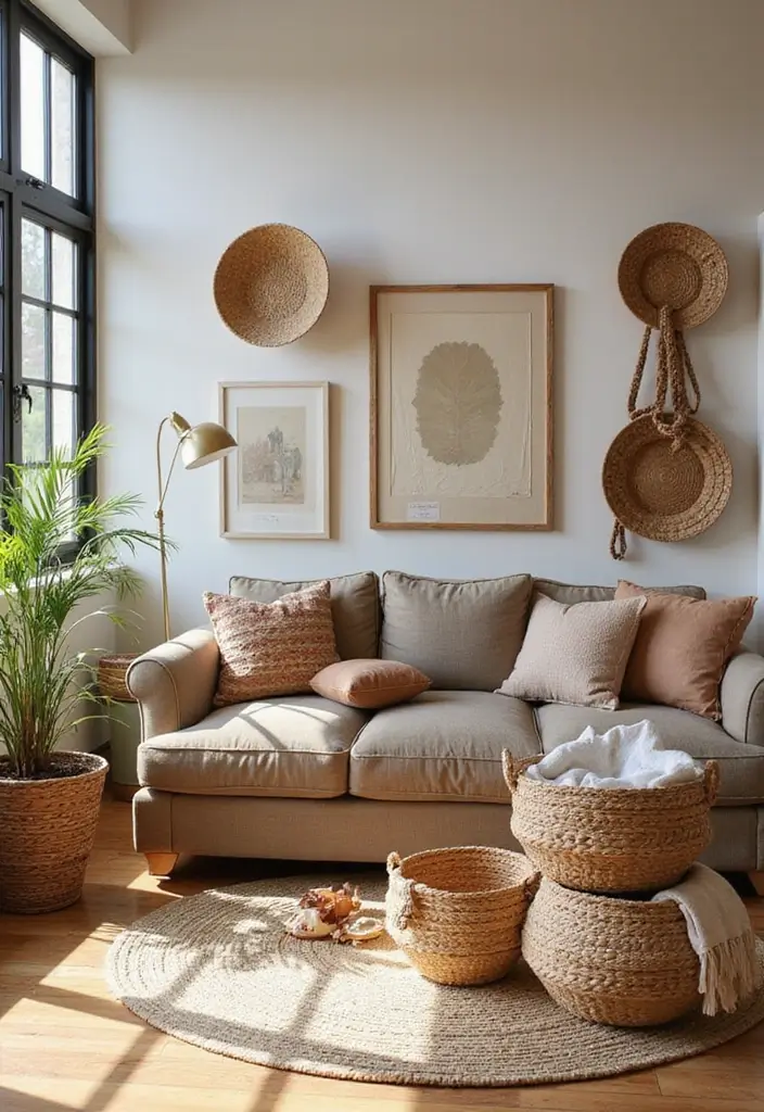 25 Rustic Home Decor Ideas That'll Make You Say 'I Need This in My Life!' - 7. Woven Baskets