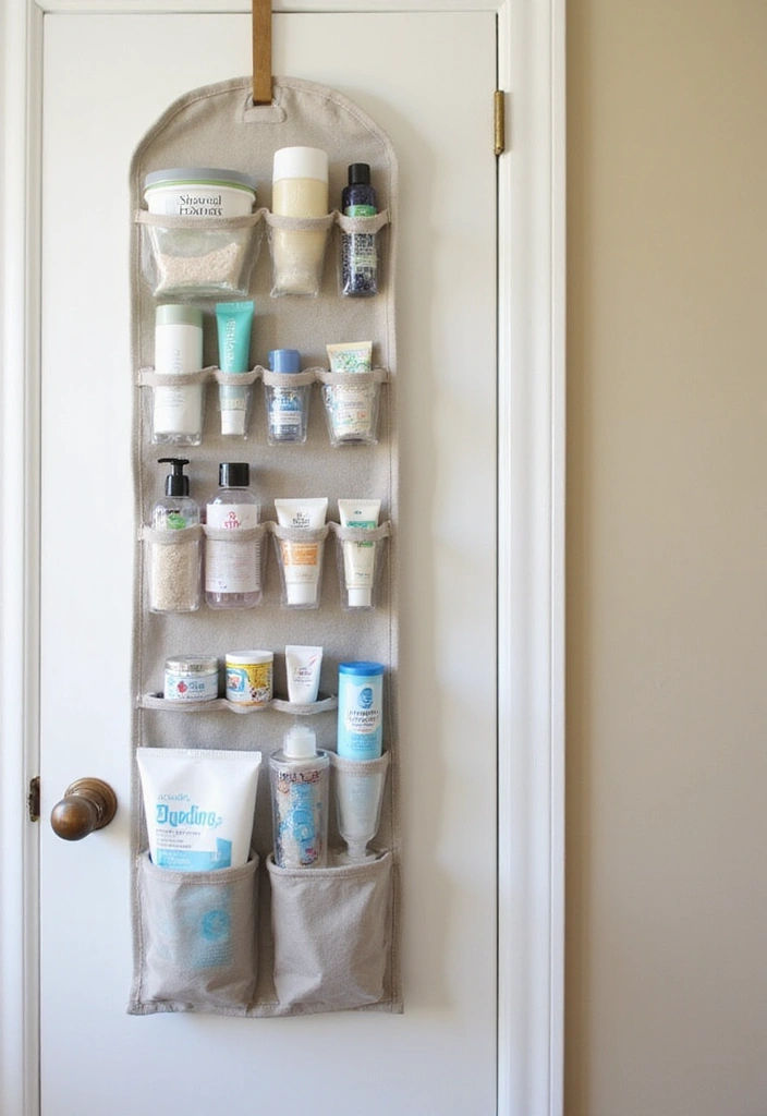 25 Small Bathroom Organization Hacks That Will Maximize Your Space (You Won't Believe #12!) - 8. Hanging Organizers for Small Items