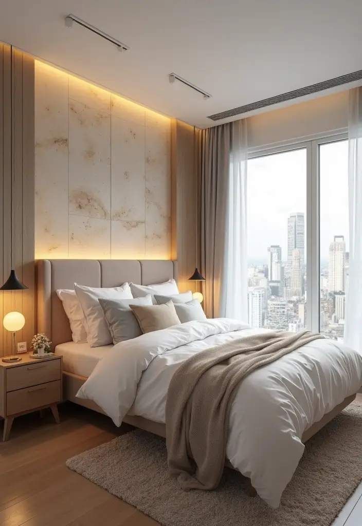 25 Small Bedroom Ideas for Couples That'll Make You Fall in Love Again! - 10. Customizable Headboards