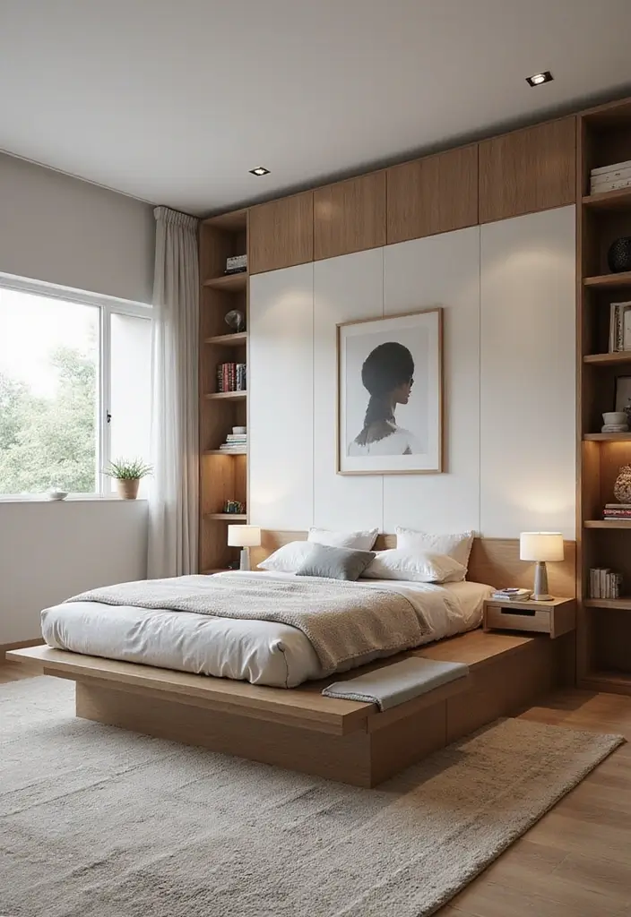 25 Small Bedroom Ideas for Couples That'll Make You Fall in Love Again! - 6. Multi-Functional Furniture