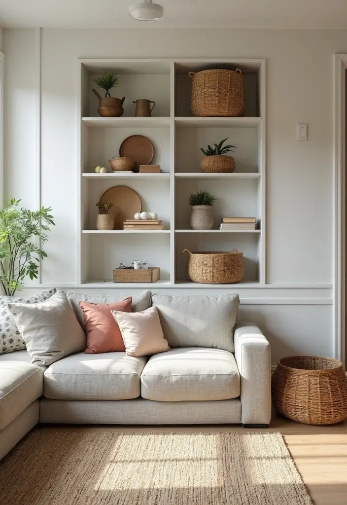 25 Small Living Room Design Ideas That Will Make You Say 'Why Didn't I Think of That?' - 10. Smart Storage Solutions