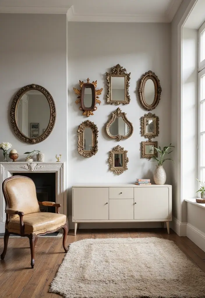 25 Small Living Room Design Ideas That Will Make You Say 'Why Didn't I Think of That?' - 2. Mirrors for Depth