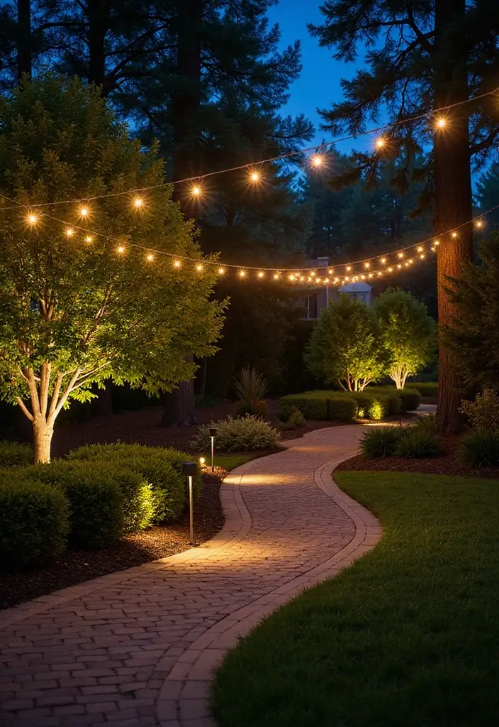 25 Stunning Backyard Landscaping Designs That Will Transform Your Outdoor Space (Wait Until You See #12!) - 22. Landscape Lighting