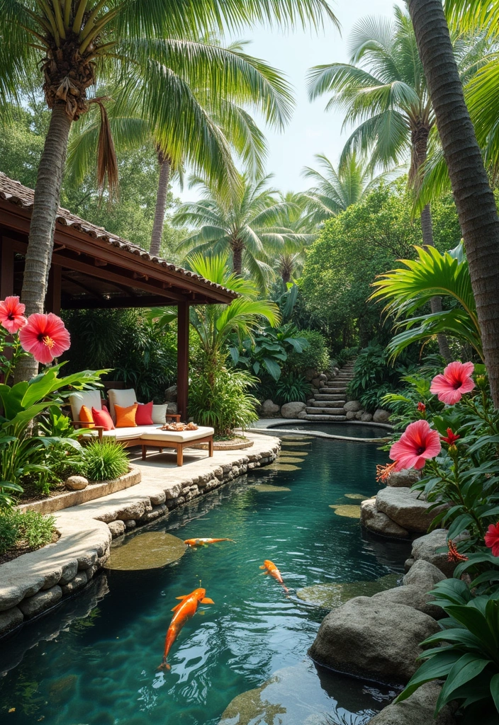 25 Stunning Backyard Landscaping Designs That Will Transform Your Outdoor Space (Wait Until You See #12!) - 3. Tropical Paradise