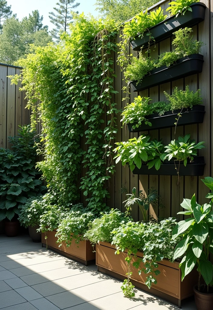 25 Stunning Backyard Landscaping Designs That Will Transform Your Outdoor Space (Wait Until You See #12!) - 9. Vertical Gardens for Small Spaces