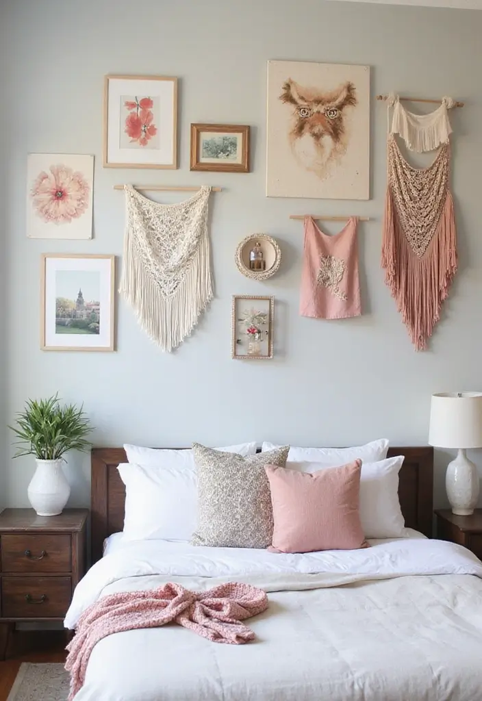 25 Stunning Bedroom Wall Decor Ideas That Will Transform Your Space into a Dreamland! - 23. DIY Wall Decor Projects